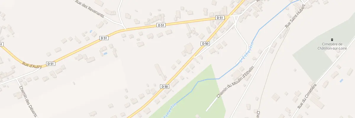 Plan du 12 Rue de Cernoy en Berry à Châtillon-sur-Loire
