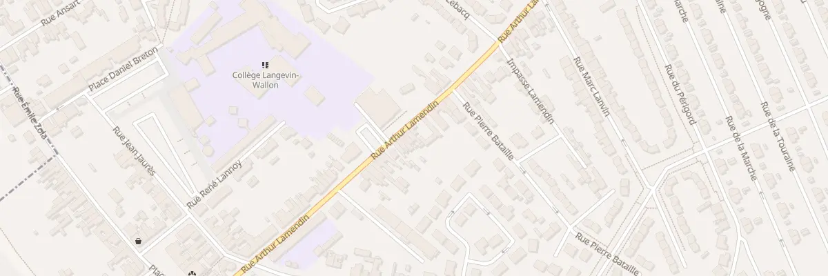 Plan du 21 Rue Arthur Lamendin à Grenay