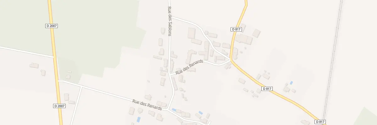 Plan du 10 Rue des Renards à Pressigny-les-Pins