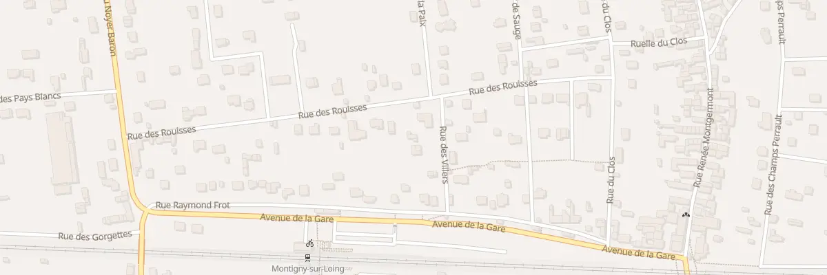 Plan du 29 Rue des Rouisses à Montigny-sur-Loing