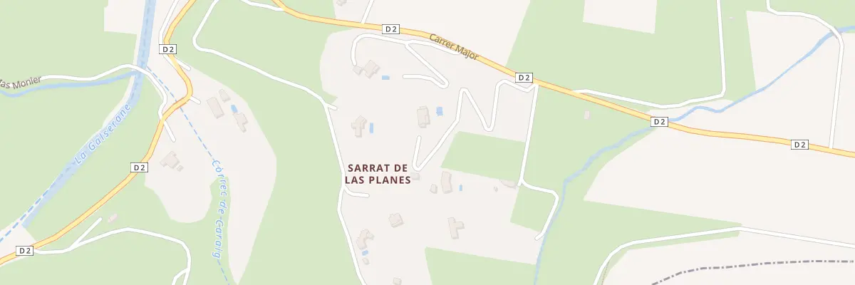 Plan du 5002F Sarrat de Las Planes à Montauriol