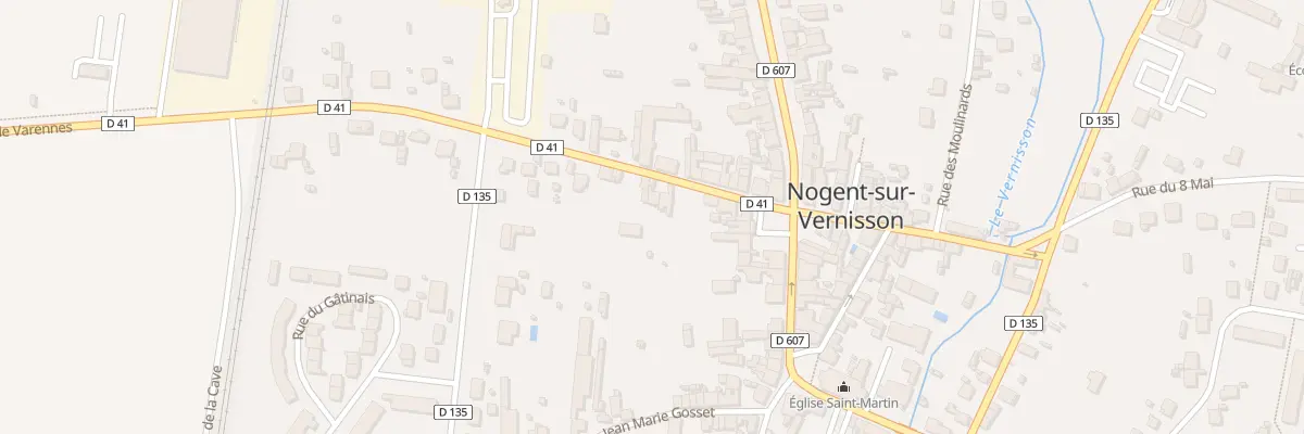 Plan du 13 Rue de Varennes à Nogent-sur-Vernisson