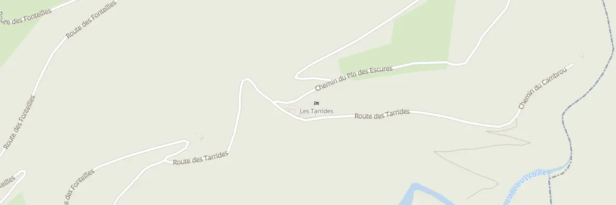 Plan du 337 Rte des Tarrides à Coubisou