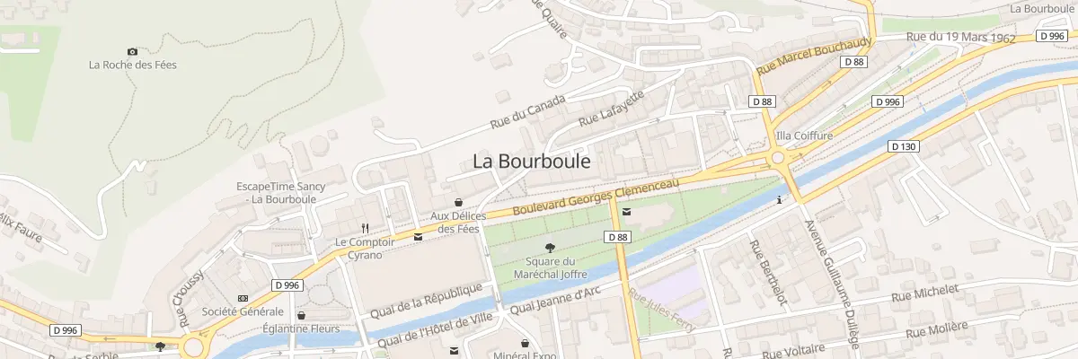 Plan du 209 Bd Georges Clémenceau à La Bourboule