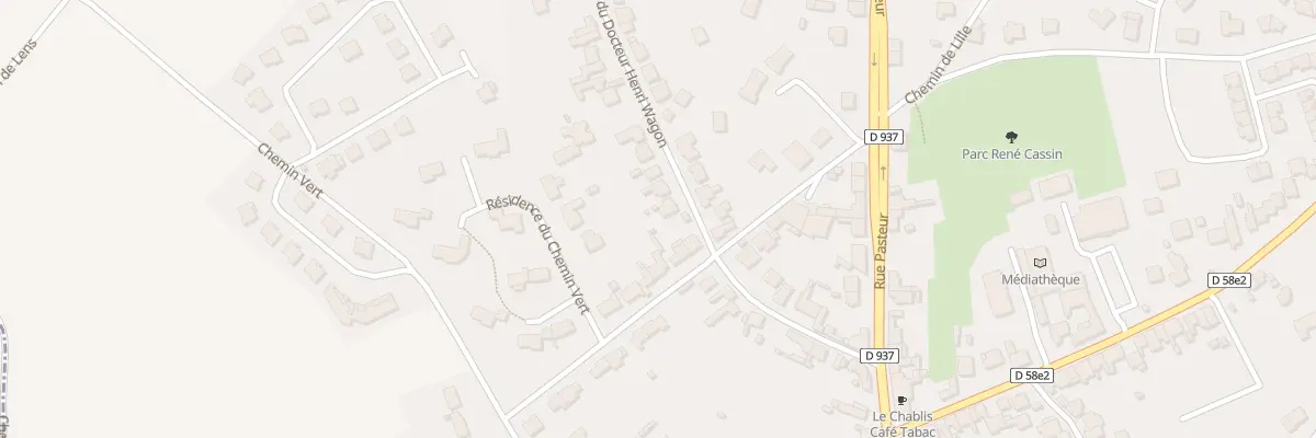 Plan du 3 Rue du Docteur Henri Wagon à Souchez