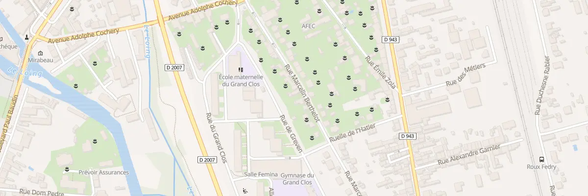 Plan du 20 Rue Marcelin Berthelot à Montargis