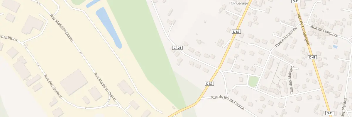 Plan du 103 Rue du Clos du Chauffour à Ressons-sur-Matz