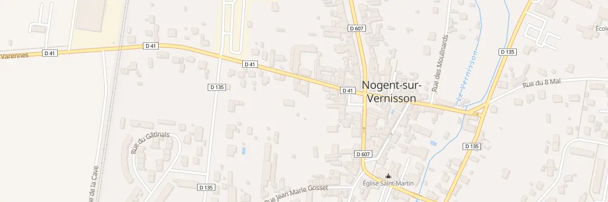 Plan du 11 Rue de Varennes à Nogent-sur-Vernisson