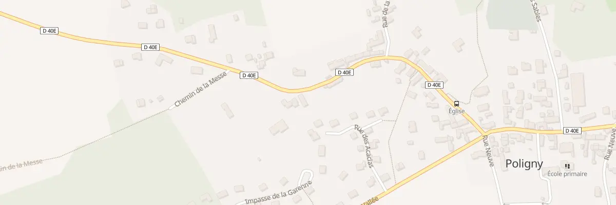 Plan du 11 Rue de la Forêt à Poligny