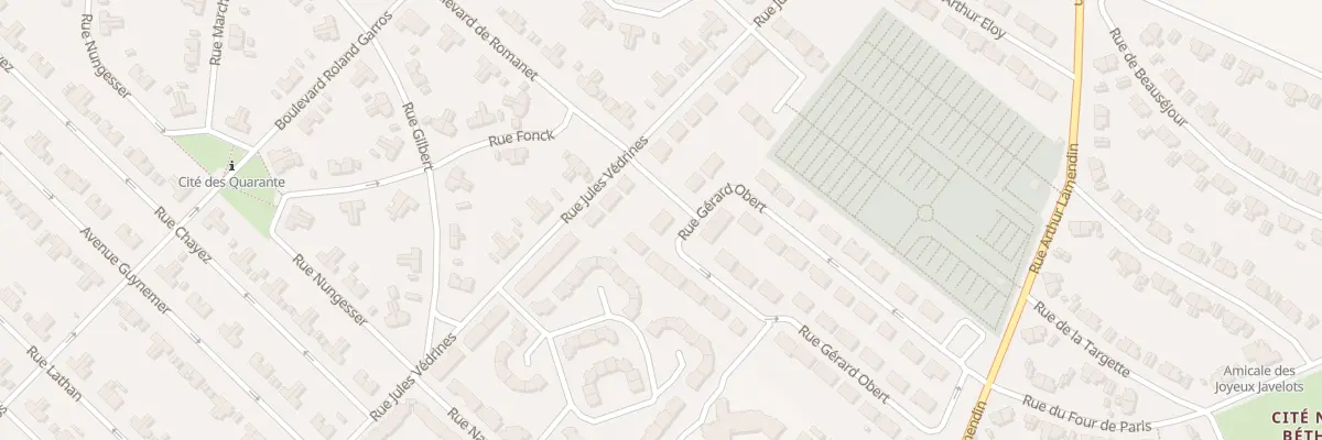Plan du 22 Rue Gérard Obert à Grenay