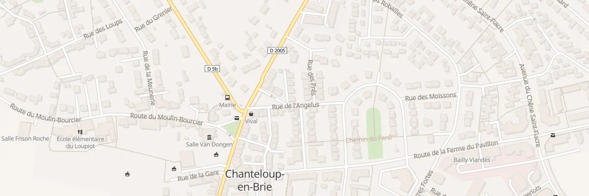 Plan du 2 Pas des Chaumes à Chanteloup-en-Brie