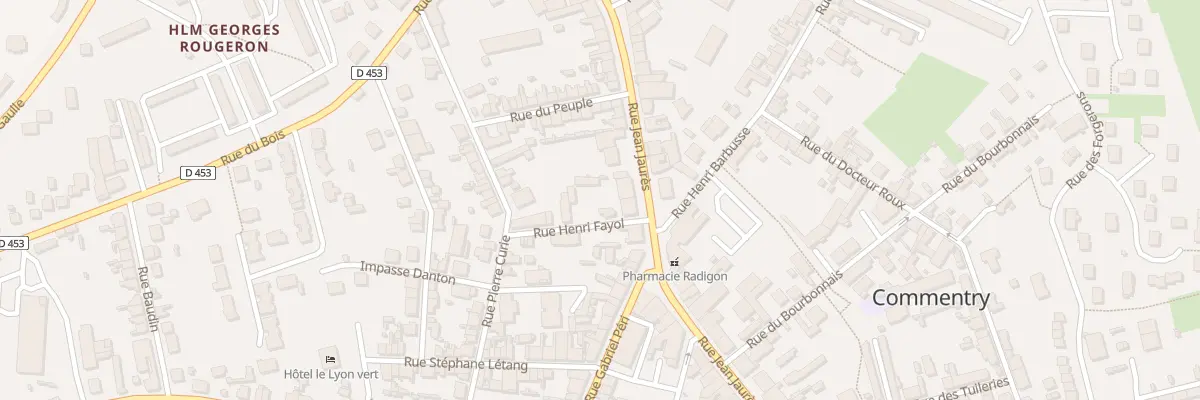 Plan du 2 Rue Henri Fayol à Commentry