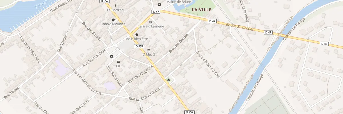 Plan du 12 Rue des Bordes à Briare