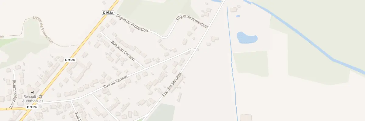 Plan du 23 Rue des Moulins à Verberie