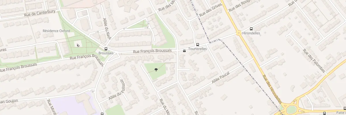 Plan du 2 Rue François Broussais à Dainville