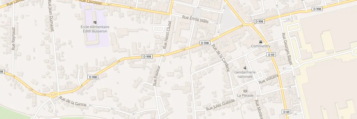 Plan du 23 Rue de la République à Commentry