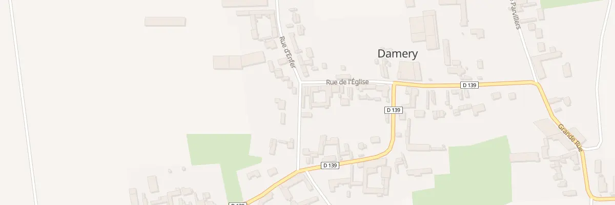 Plan du 6 Rue d’Enfer à Damery