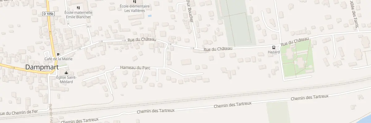 Plan du 54 Rue du Chateau à Dampmart