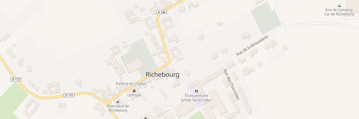 Plan du 1 Rue du Quai à Richebourg