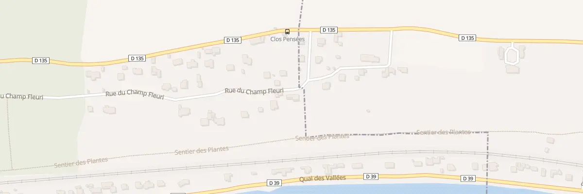 Plan du 1 Rue du Champ Fleuri à Chartrettes