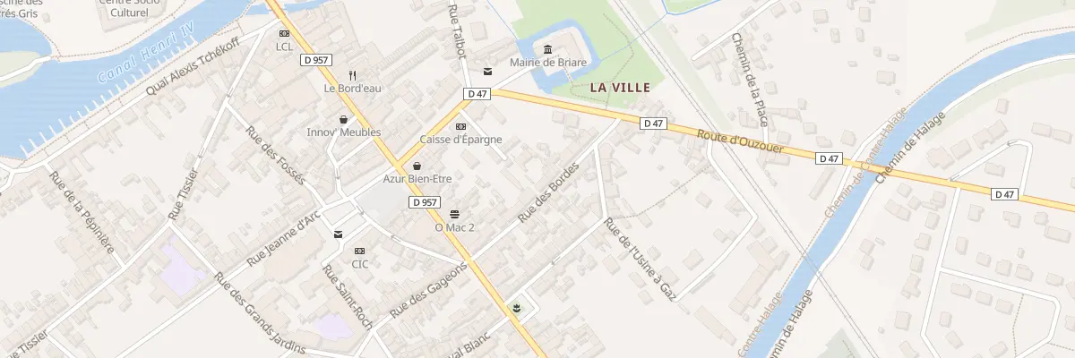 Plan du 15 Rue des Bordes à Briare