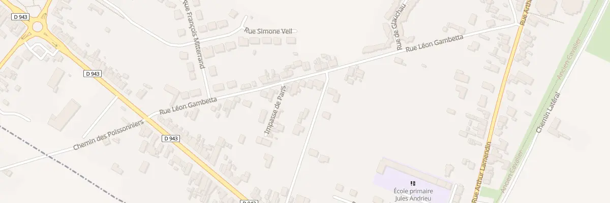 Plan du 31 Rue Léon Gambetta à Vermelles