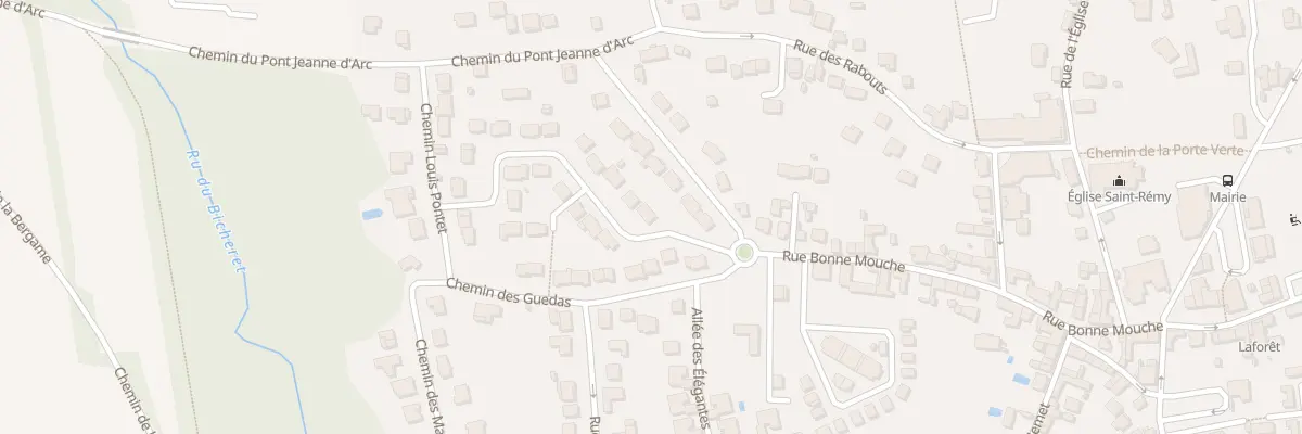 Plan du 2 Rue des Petits Beauvoyers à Montévrain