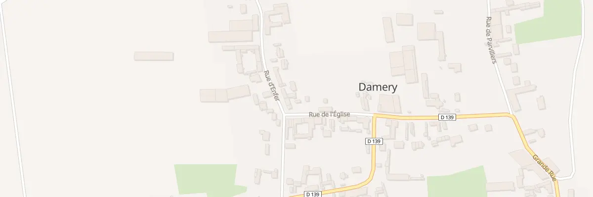 Plan du 8 Rue d’Enfer à Damery