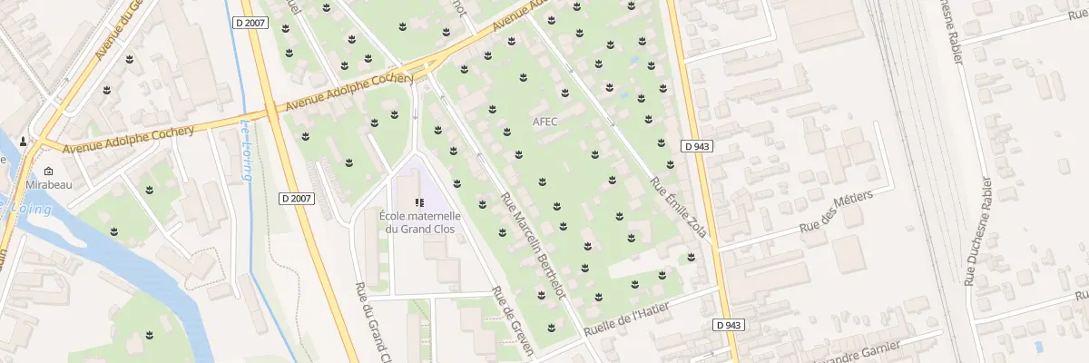 Plan du 17 Rue Marcelin Berthelot à Montargis