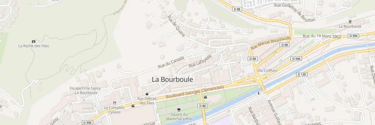 Plan du 33 Rue Lafayette à La Bourboule