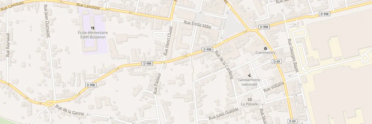 Plan du 17 Rue de la République à Commentry