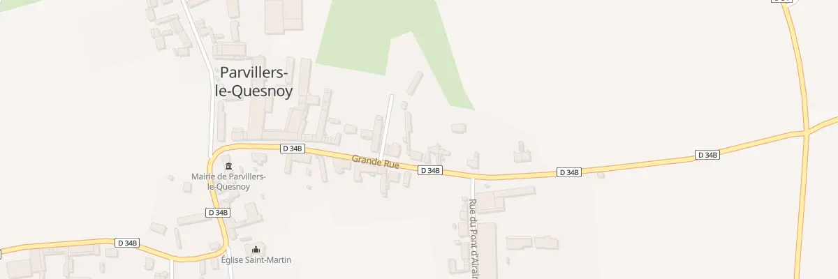 Plan du 17 Gr Grande Rue à Parvillers-le-Quesnoy