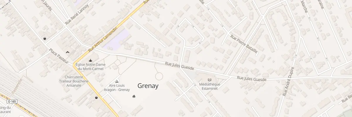 Plan du 1 Rue Noel Jouames à Grenay