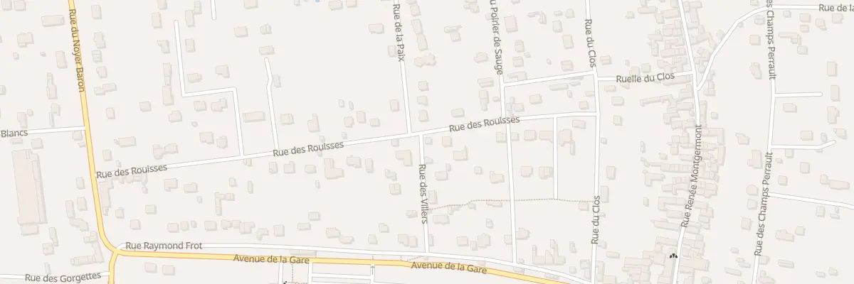 Plan du 25 Rue des Rouisses à Montigny-sur-Loing
