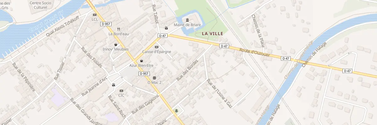 Plan du 21 Rue des Bordes à Briare