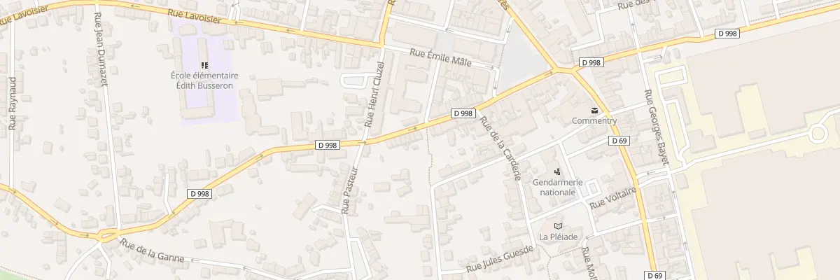 Plan du 15 Rue de la République à Commentry