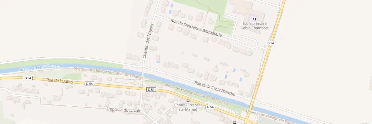 Plan du 20 Rue de la Croix Blanche à Fresnes-sur-Marne