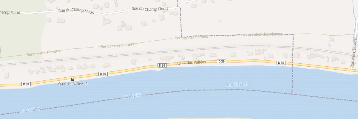 Plan du 59 Quai des Vallées à Chartrettes