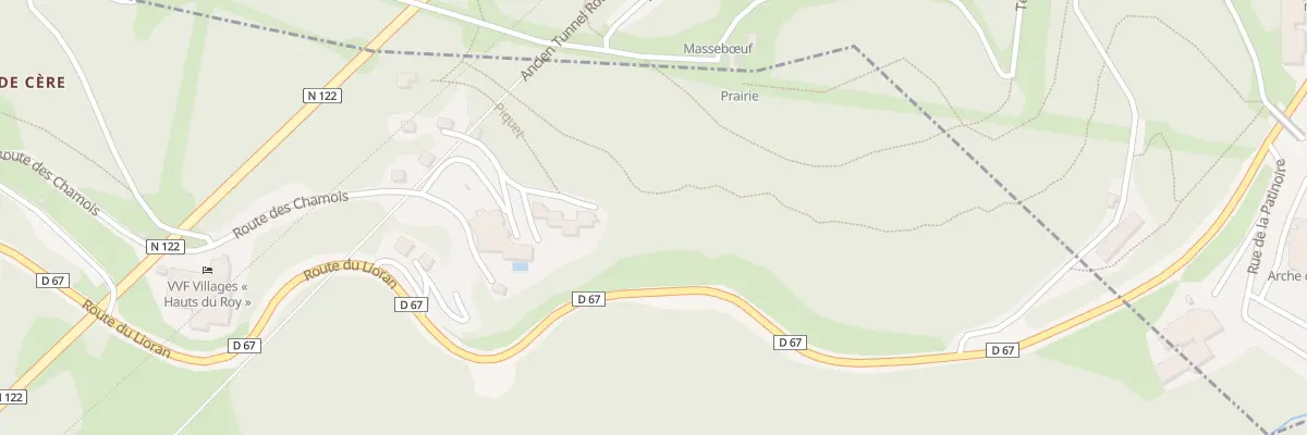 Plan du 5001D Lastaches à Saint-Jacques-des-Blats