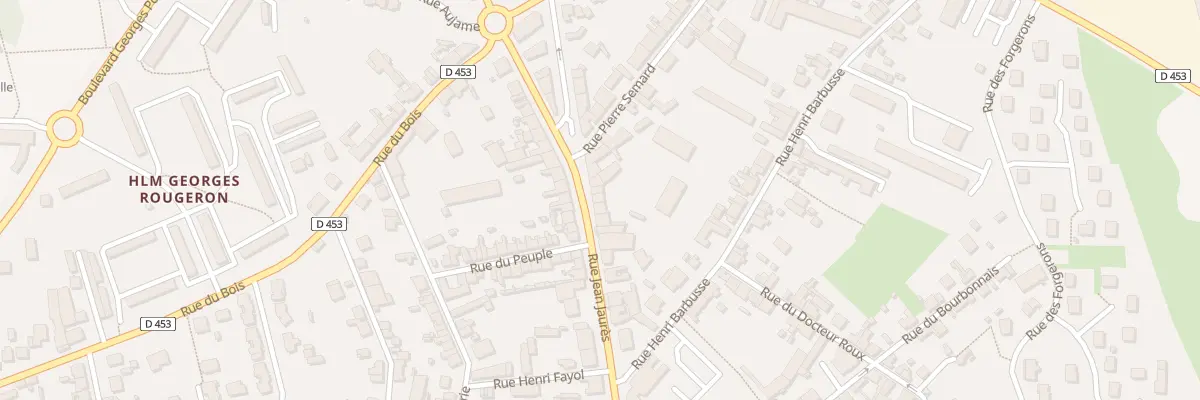 Plan du 50B Rue Jean Jaurès à Commentry