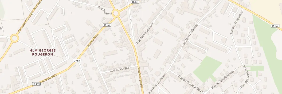 Plan du 52 Rue Jean Jaurès à Commentry