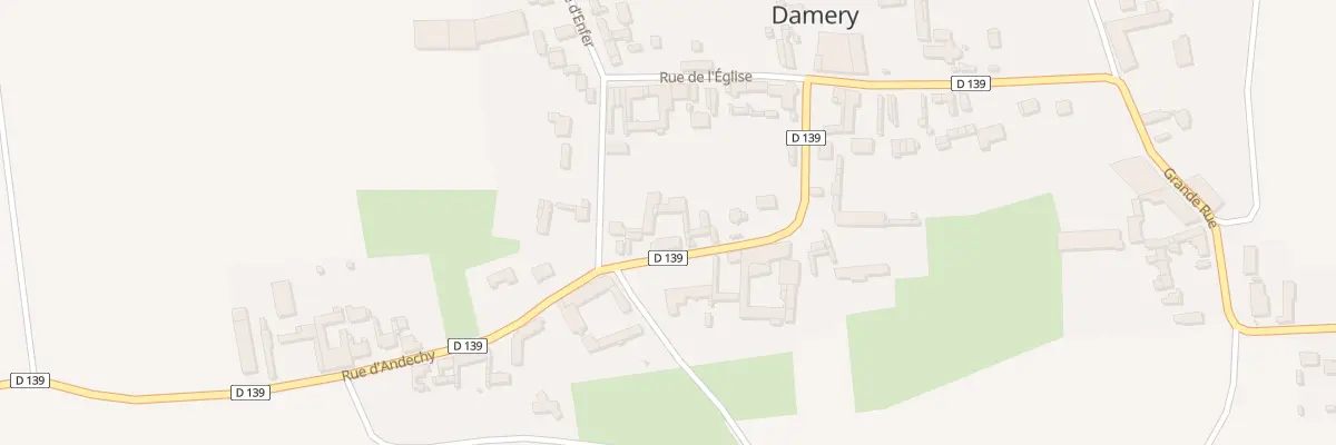 Plan du 16 Rue d’Andechy à Damery