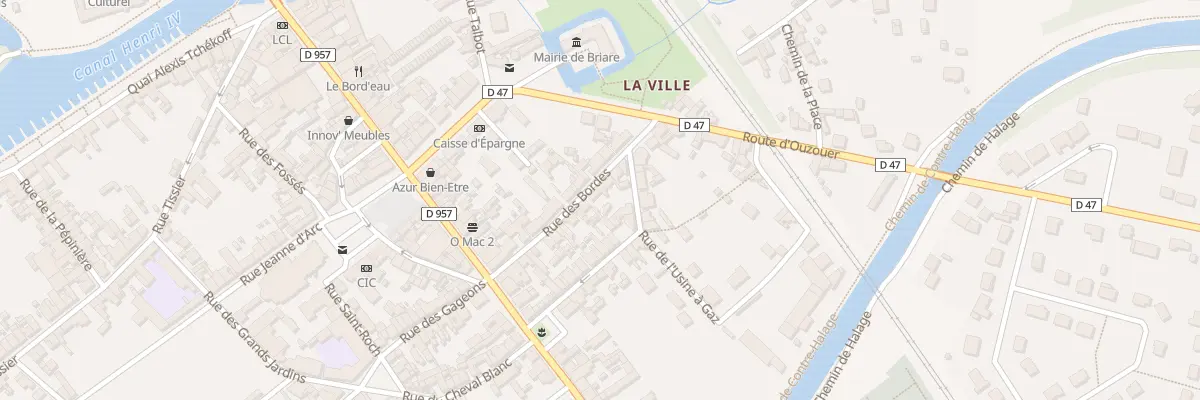 Plan du 24 Rue des Bordes à Briare