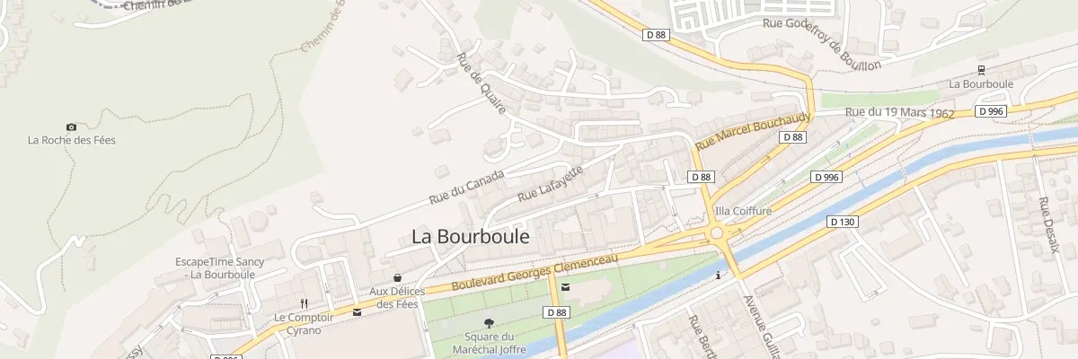 Plan du 30 Rue René Cassin à La Bourboule