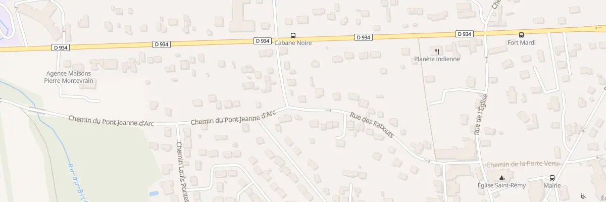 Plan du 22 Rue des Rabouts à Montévrain