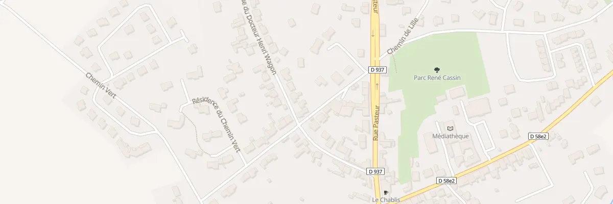 Plan du 4 Rue du Docteur Henri Wagon à Souchez