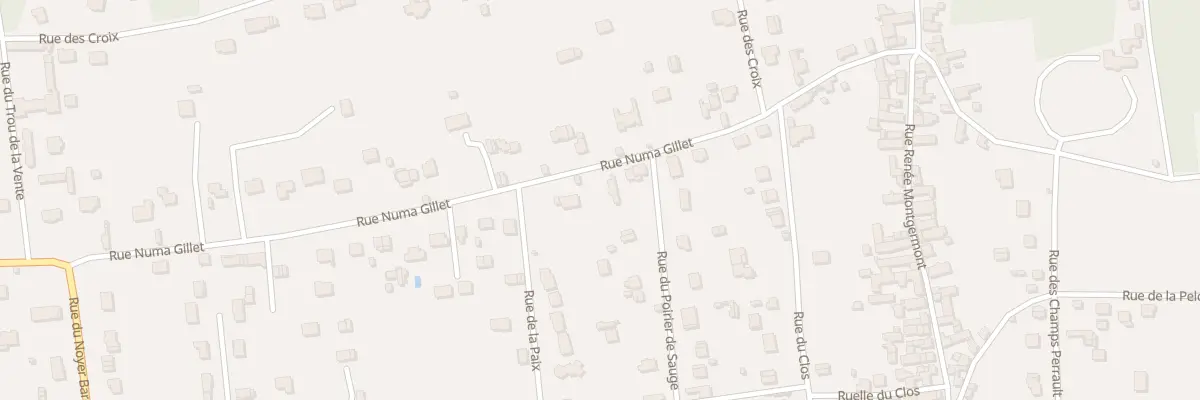 Plan du 21 Rue Numa Gillet à Montigny-sur-Loing