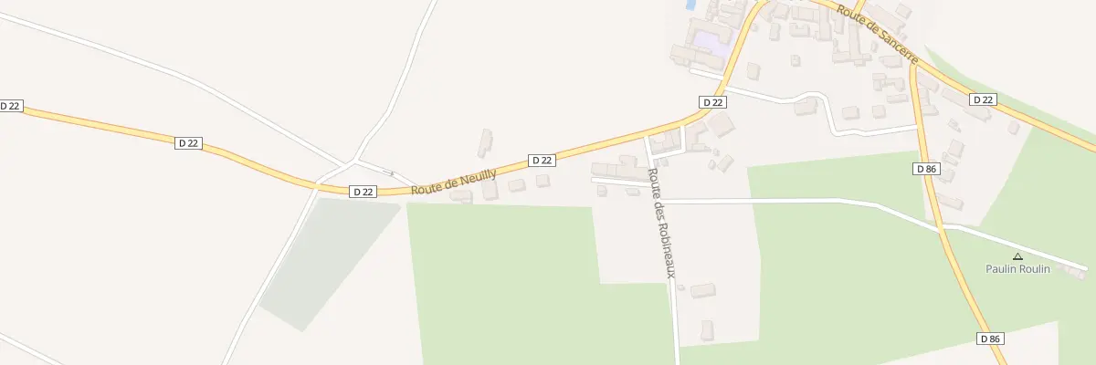Plan du 17 Rte de Neuilly à Crézancy-en-Sancerre