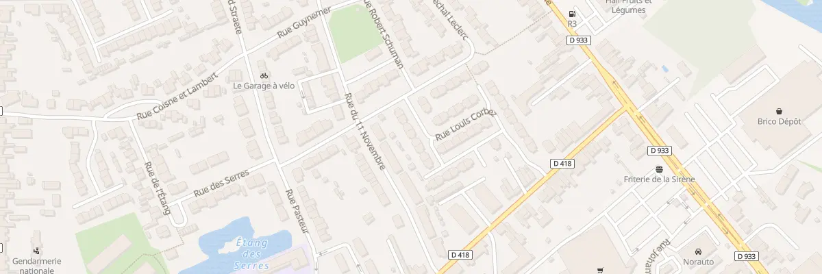 Plan du 21 Rue Conserverie des Flandres à Bailleul
