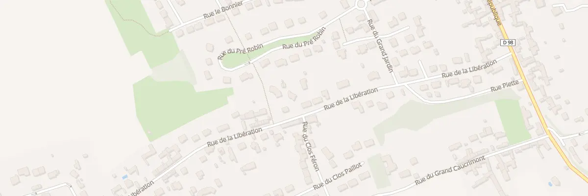 Plan du 24 Rue de la Libération au Meux